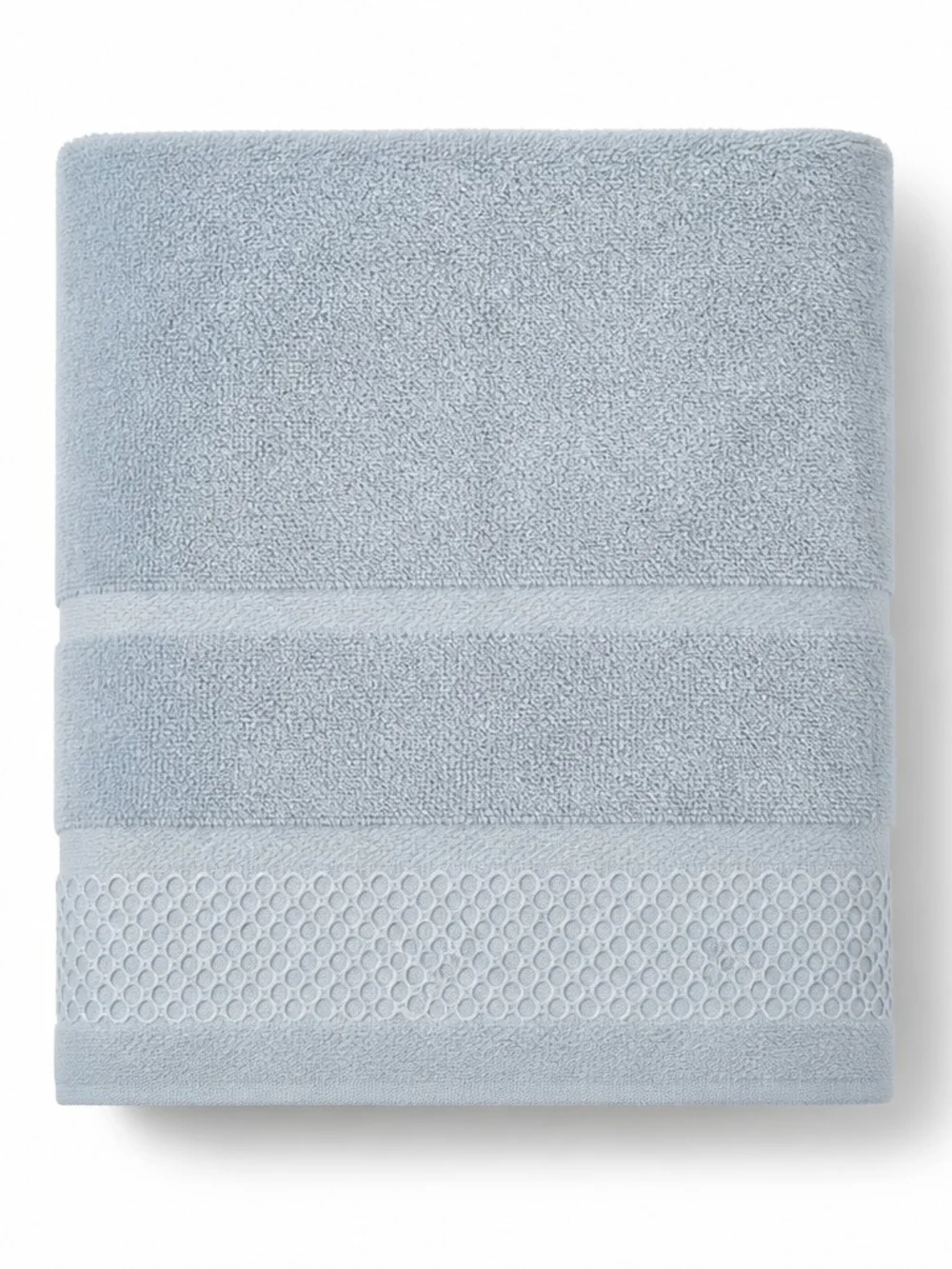 Plush Light Blue Hand Towel - Soft Absorbent Luxury